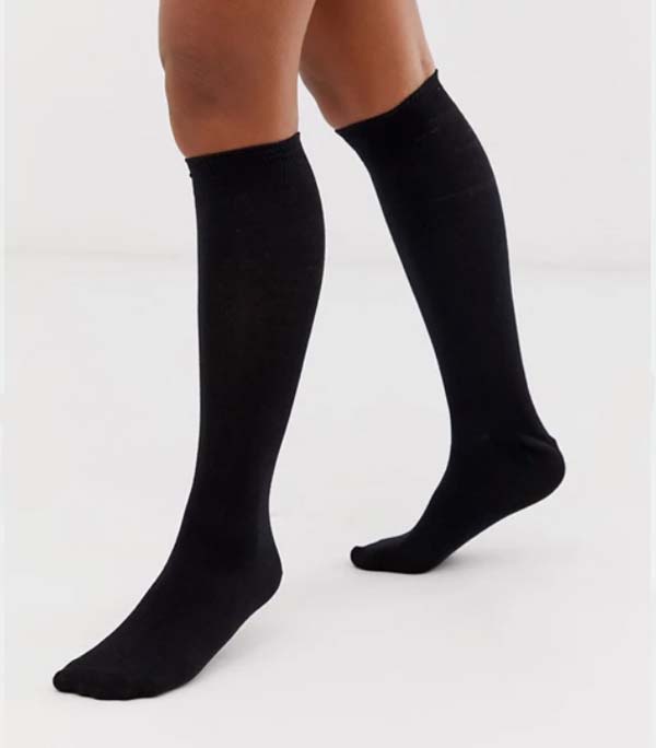 Black-long-socks