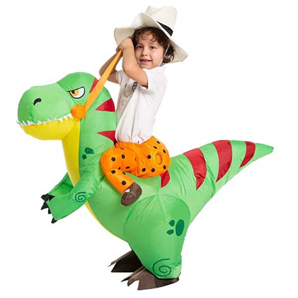 Spooktacular-Creations-Inflatable-Costume-Dinosaur-Riding-a-T-Rex-Air-Blow-up-Deluxe-Halloween-Costume