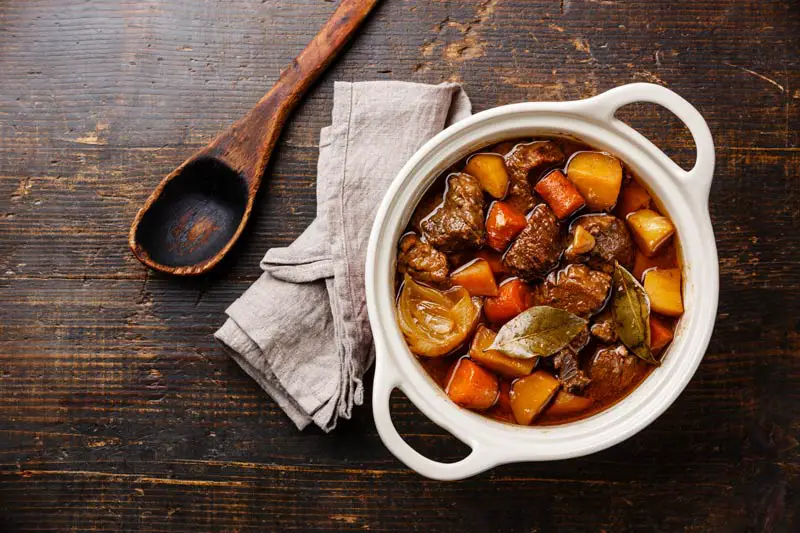 Beef-meat-stewed-with-potatoes-and--carrots