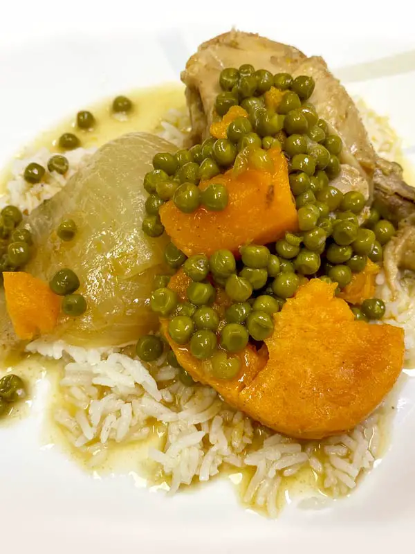 chicken-stew-with-sweet-potatoes-carrots-and-peas