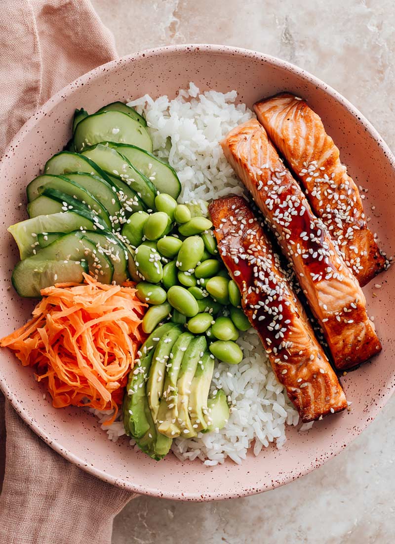 קערת-סלמון-סרירצ'ה-ואורז-מתכון